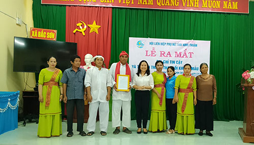 Xã Bắc Sơn huyện Thuận Bắc ra mắt mô hình “Địa chỉ tin cậy tại cộng đồng” và “Tổ truyền thông cộng đồng”